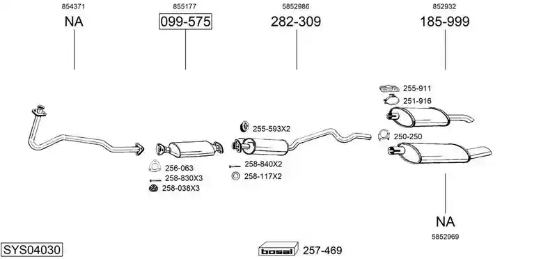 BOSAL SYS04030