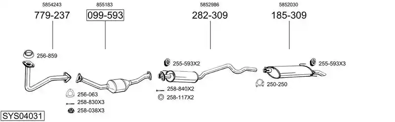BOSAL SYS04031