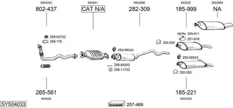 BOSAL SYS04033