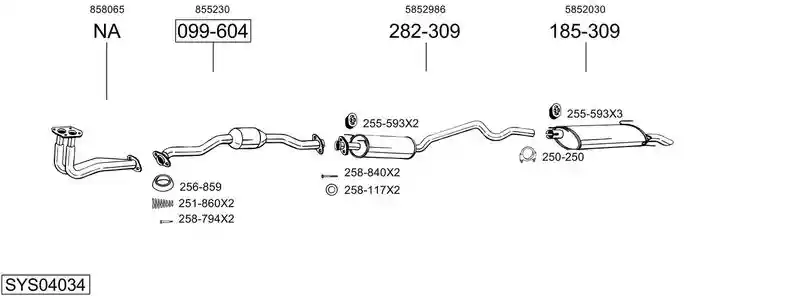 BOSAL SYS04034