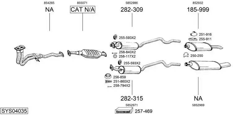 BOSAL SYS04035