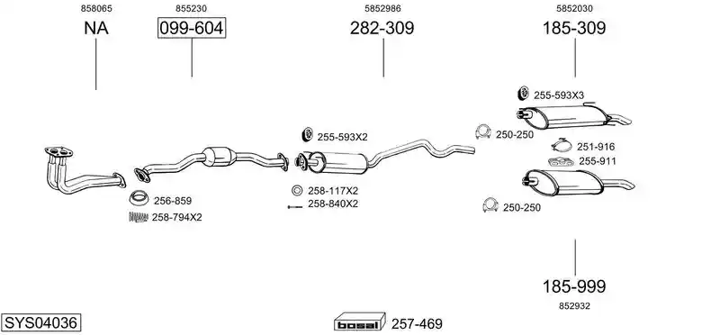 BOSAL SYS04036
