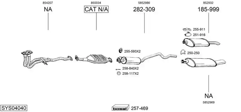BOSAL SYS04040