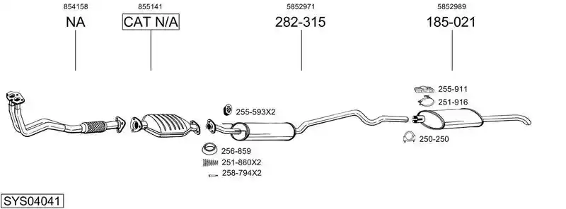 BOSAL SYS04041