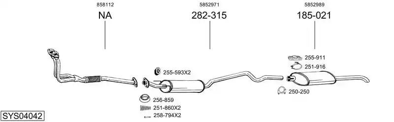 BOSAL SYS04042