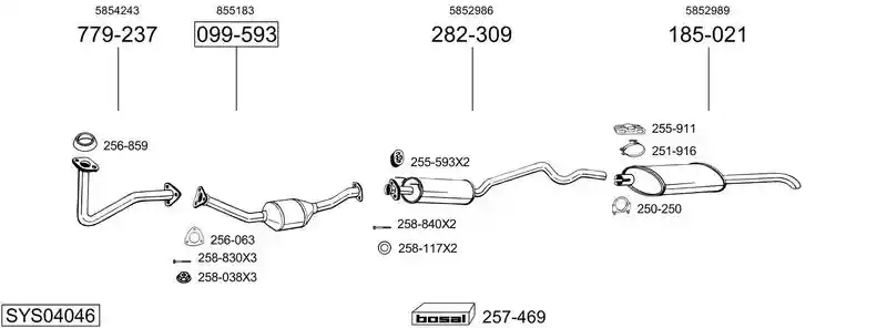 BOSAL SYS04046