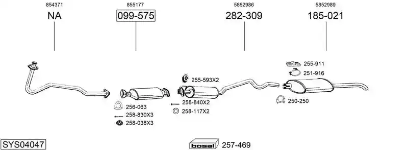 BOSAL SYS04047