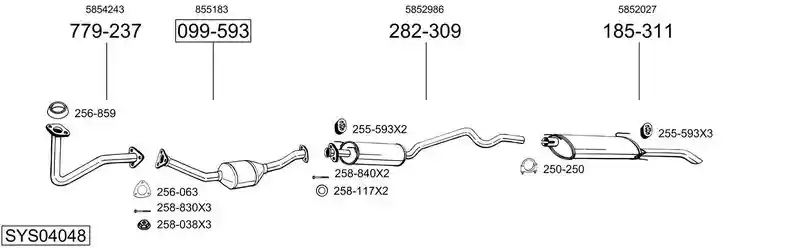 BOSAL SYS04048