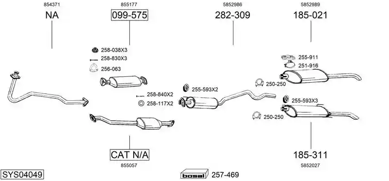 BOSAL SYS04049