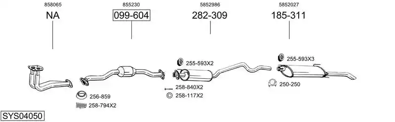 BOSAL SYS04050
