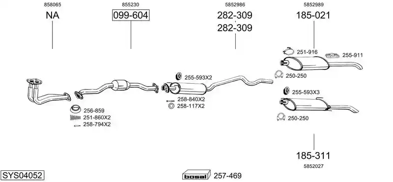 BOSAL SYS04052