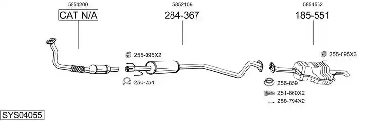 BOSAL SYS04055