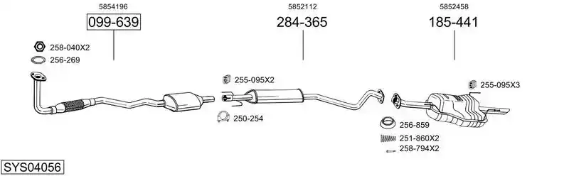 BOSAL SYS04056