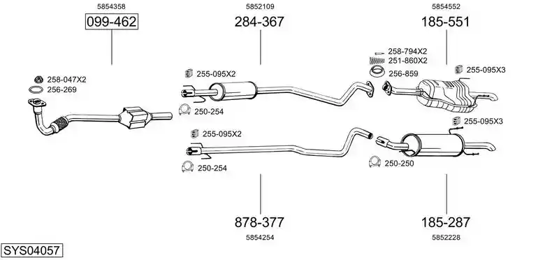 BOSAL SYS04057