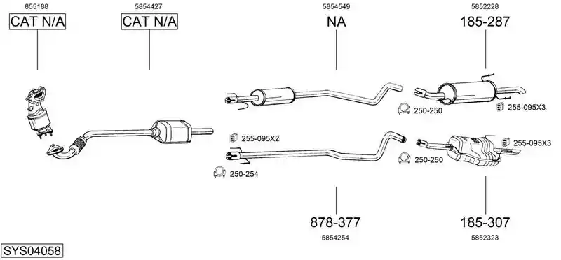 BOSAL SYS04058