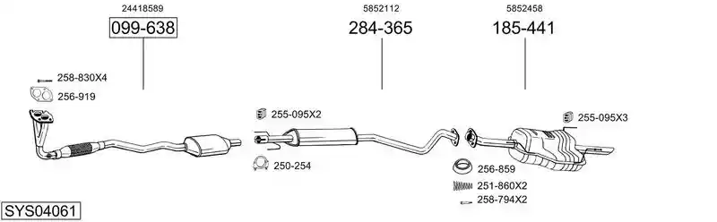 BOSAL SYS04061