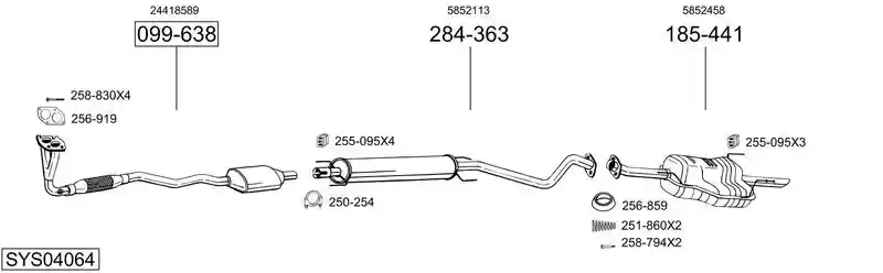 BOSAL SYS04064