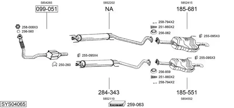 BOSAL SYS04065
