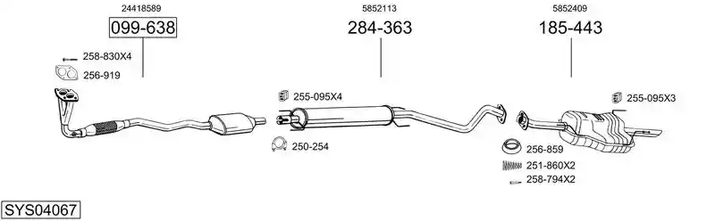 BOSAL SYS04067
