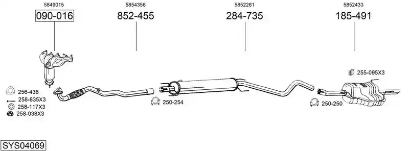BOSAL SYS04069