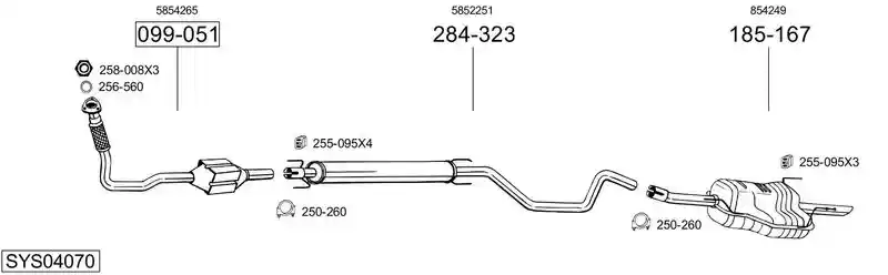 BOSAL SYS04070
