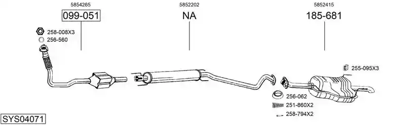 BOSAL SYS04071
