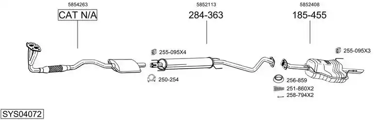 BOSAL SYS04072
