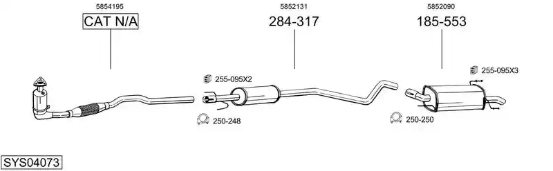 BOSAL SYS04073