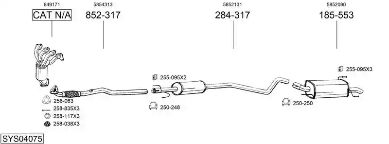 BOSAL SYS04075