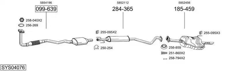 BOSAL SYS04076