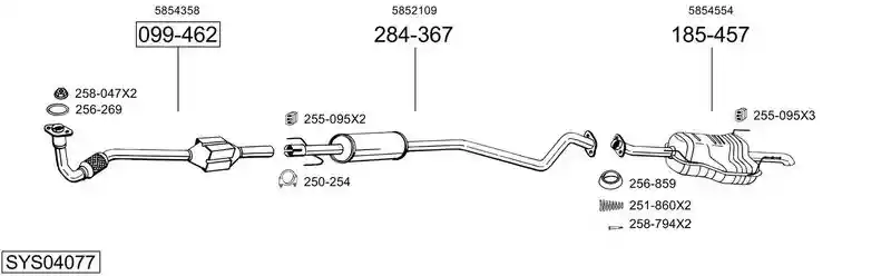 BOSAL SYS04077