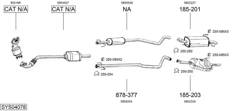 BOSAL SYS04078