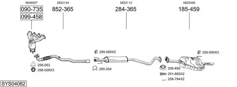 BOSAL SYS04082