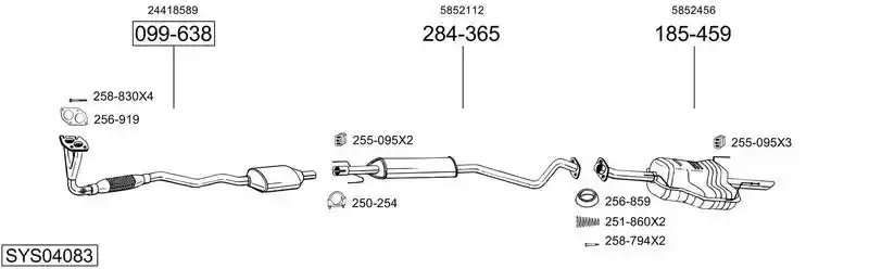 BOSAL SYS04083