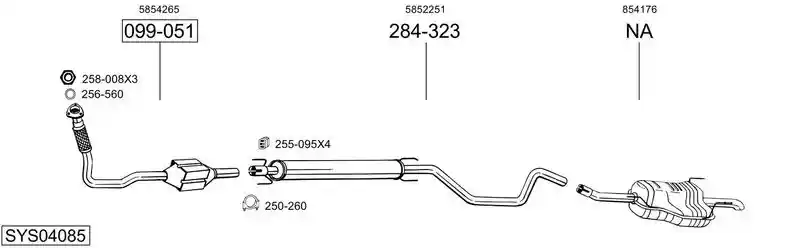 BOSAL SYS04085