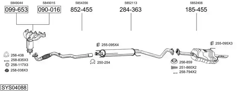 BOSAL SYS04088