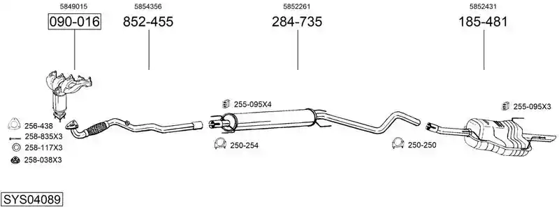 BOSAL SYS04089