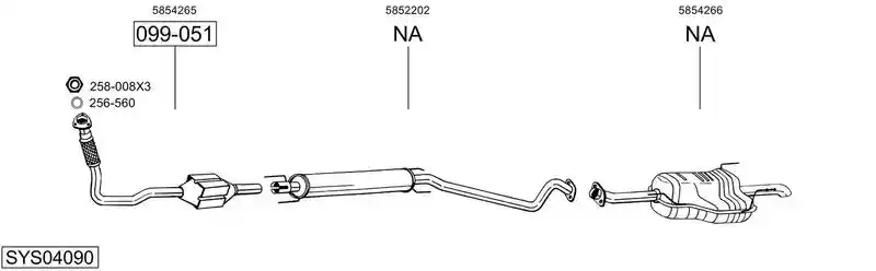 BOSAL SYS04090