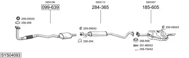 BOSAL SYS04093