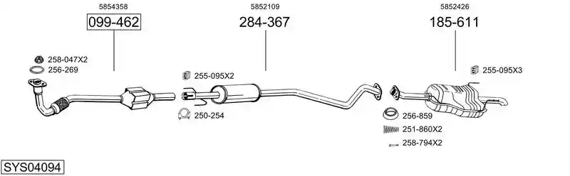 BOSAL SYS04094