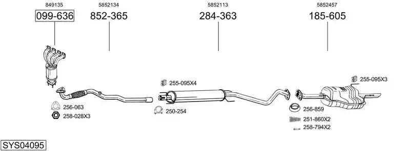 BOSAL SYS04095