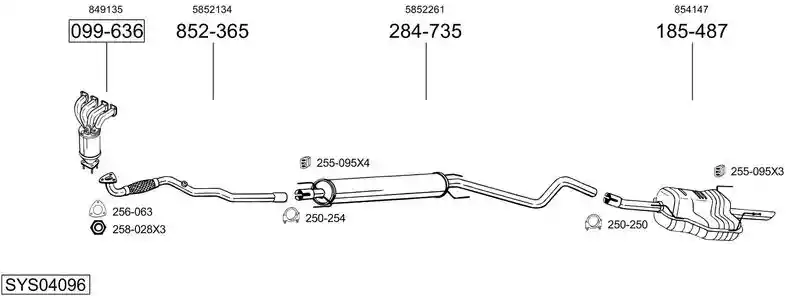 BOSAL SYS04096