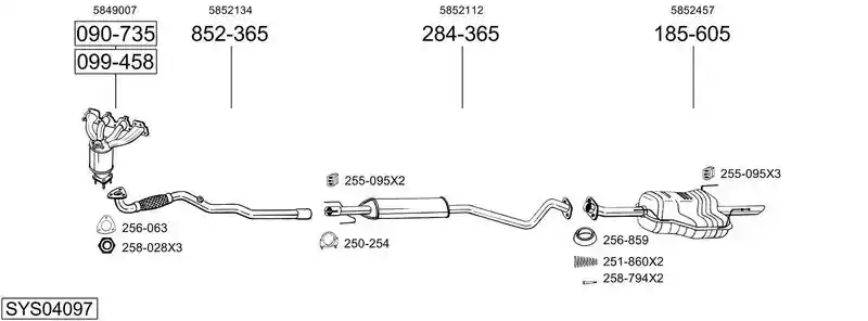 BOSAL SYS04097
