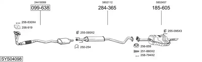 BOSAL SYS04098