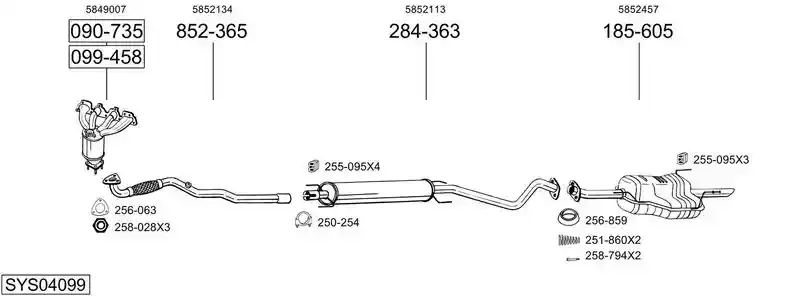 BOSAL SYS04099