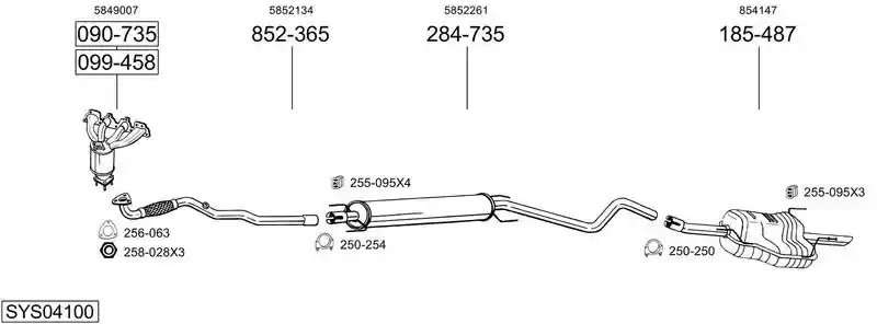 BOSAL SYS04100
