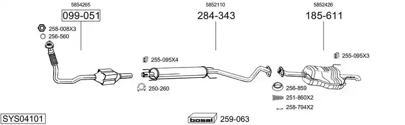 BOSAL SYS04101