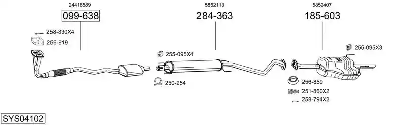 BOSAL SYS04102