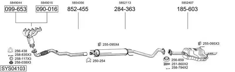 BOSAL SYS04103