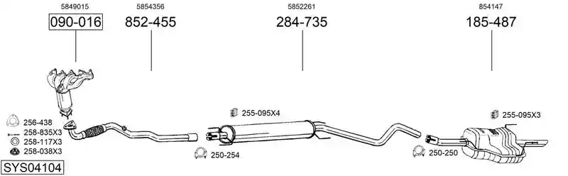 BOSAL SYS04104